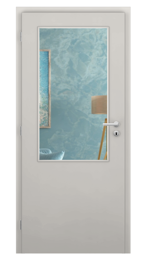 DPO - Požárně odolné / DPOC S2 - požární prosklené 2/3 / CPL - šedá / Float čirý protipožární