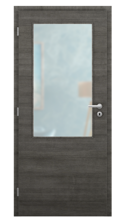 DPO - Požárně odolné / DPOC S2 - požární prosklené 2/3 / SOLO MATRIX - trento příčný / Satinato pískované protipožární