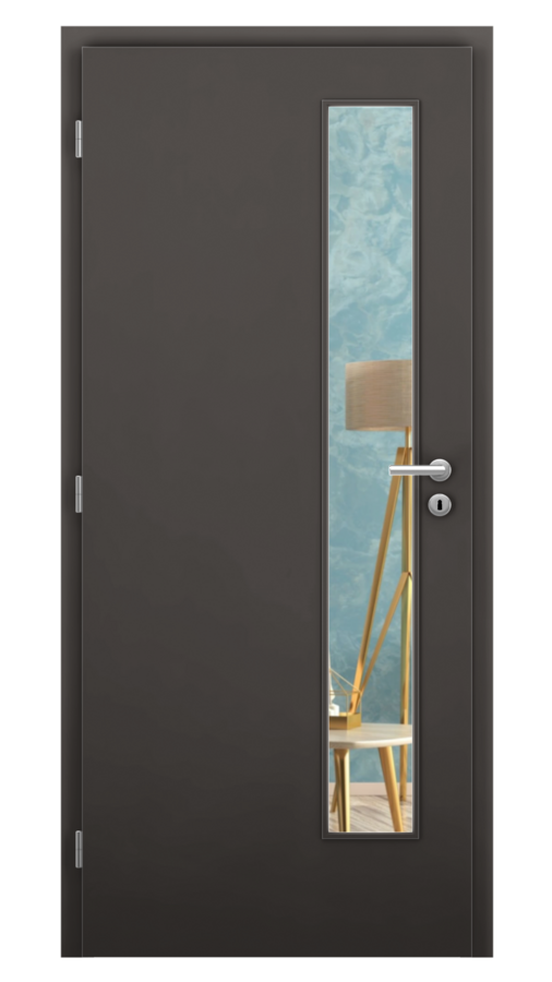 DPO - Požárně odolné / DPOC S5 - požární prosklené  / CPL - antracit / Float čirý protipožární