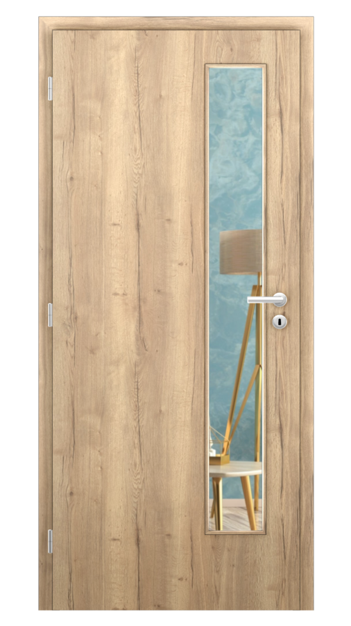 DPO - Požárně odolné / DPOC S5 - požární prosklené  / CPL SOLO 3D - dub halifax / Float čirý protipožární