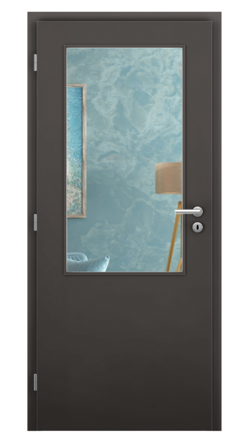 DPO - Požárně odolné / DPOB S2 - požární prosklené / CPL - antracit / Float čirý protipožární