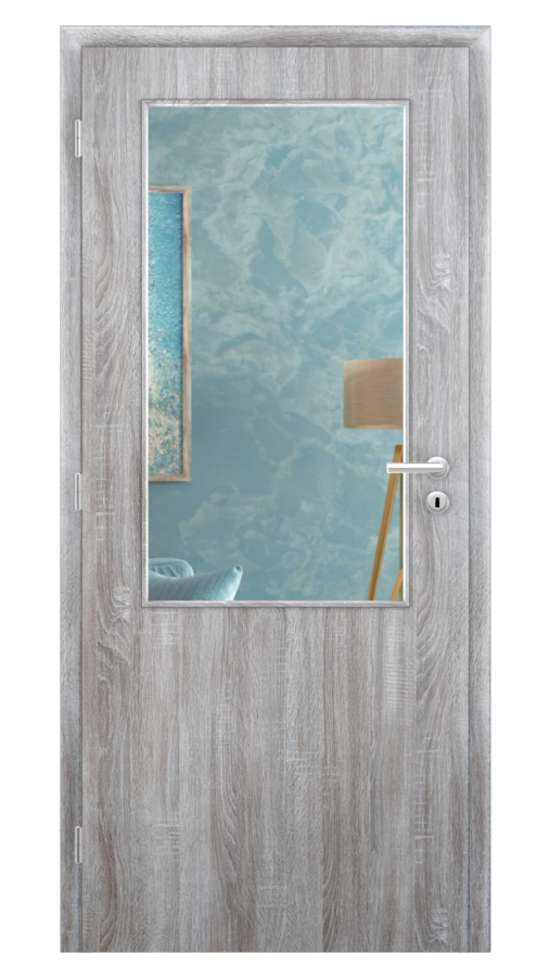 DPO - Požárně odolné / DPOB S2 - požární prosklené / SOLO STRUKTUR - dub archico / Float čirý protipožární