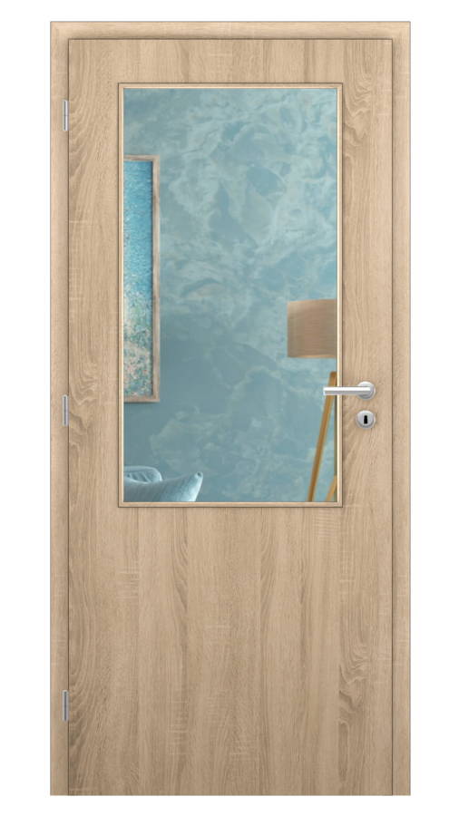 DPO - Požárně odolné / DPOB S2 - požární prosklené / SOLO STRUKTUR - dub sonoma / Float čirý protipožární