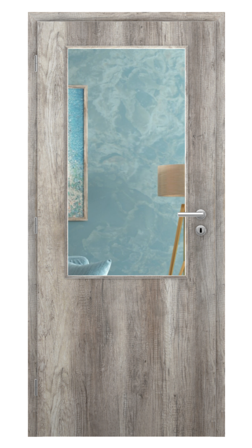 DPO - Požárně odolné / DPOB S2 - požární prosklené / SOLO STRUKTUR - dub canyon / Float čirý protipožární