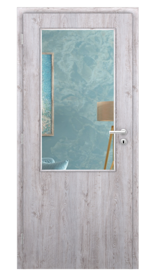 DPO - Požárně odolné / DPOB S2 - požární prosklené / SOLO STRUKTUR - dub western / Float čirý protipožární