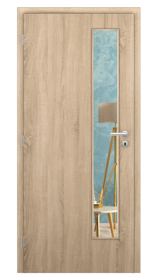 DPO - Požárně odolné / DPOB S5 - požární prosklené / SOLO STRUKTUR - dub sonoma / Float čirý protipožární