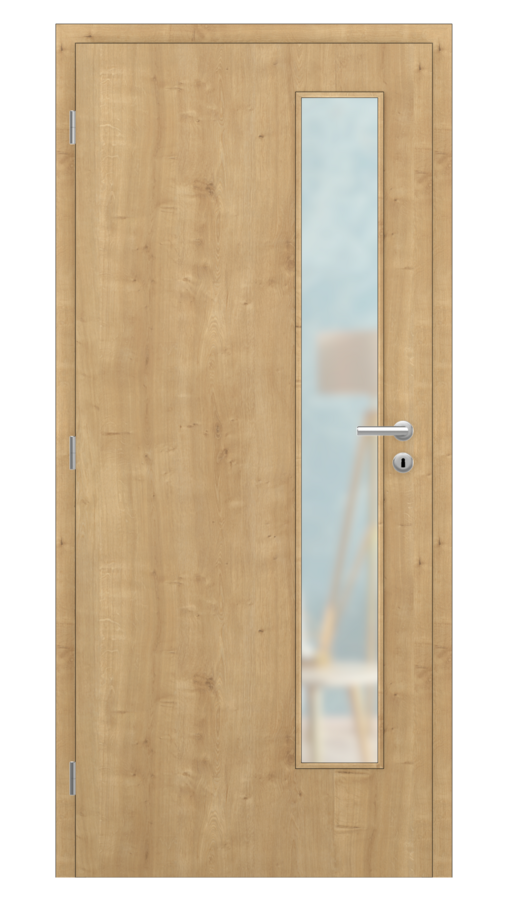 DPO - Požárně odolné / DPOB S5 - požární prosklené / CPL SOLO 3D - dub přírodní / Satinato pískované protipožární