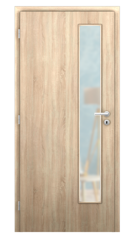 DPO - Požárně odolné / DPOB S5 - požární prosklené / CPL SOLO 3D - bardolino / Satinato pískované protipožární