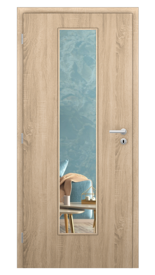 DPO - Požárně odolné / DPOB S7 - požární prosklené / SOLO STRUKTUR - dub sonoma / Float čirý protipožární