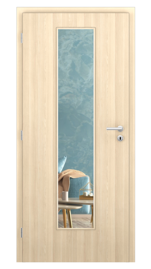 DPO - Požárně odolné / DPOB S7 - požární prosklené / CPL SOLO 3D - dub bělený / Float čirý protipožární