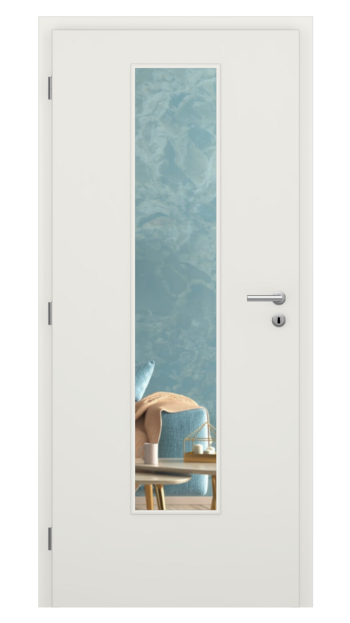 Polar / Polar 26 / MDF - POLAR bílý lak  / Čiré sklo